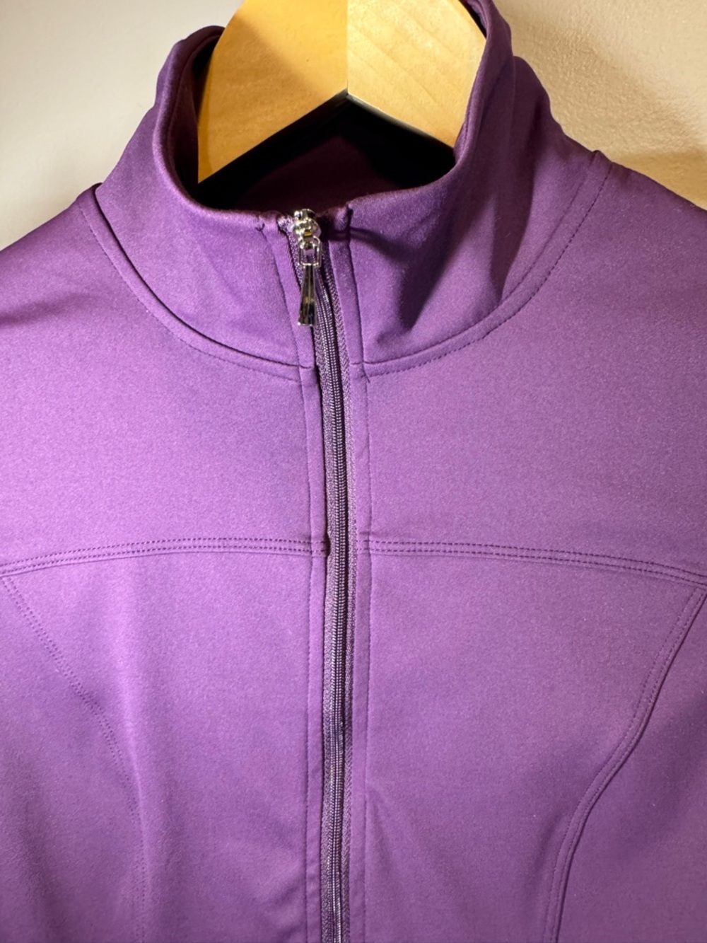 Purple Women's Full-Zip Active Jacket - Picture 5 of 6